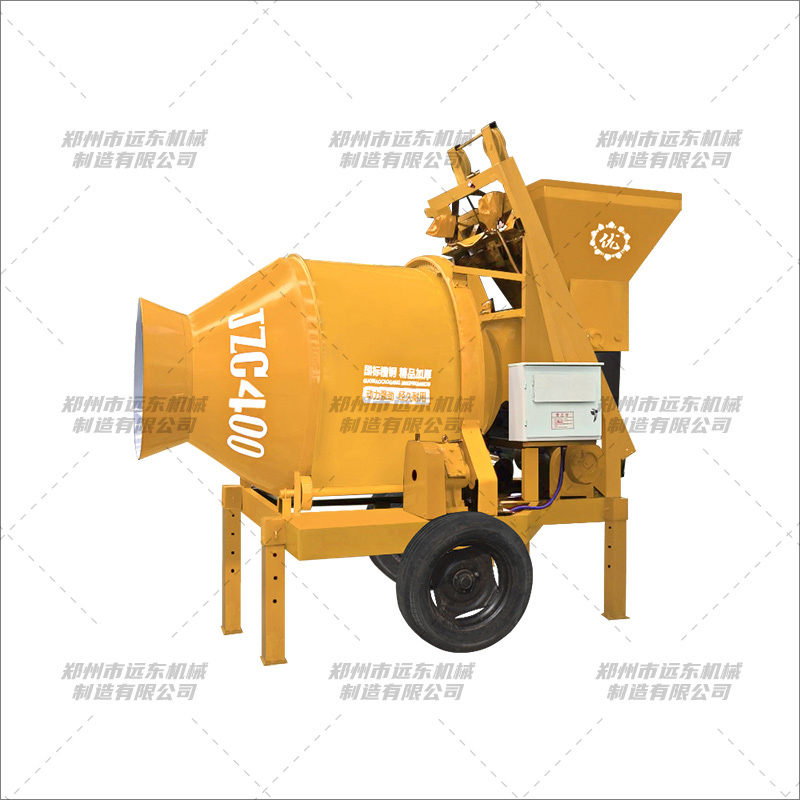 JZC400型全自動爬斗攪拌機(圖1) JZC400型全自動爬斗攪拌機(圖1)
